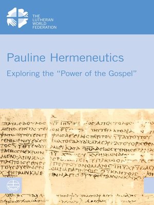 cover image of Pauline Hermeneutics